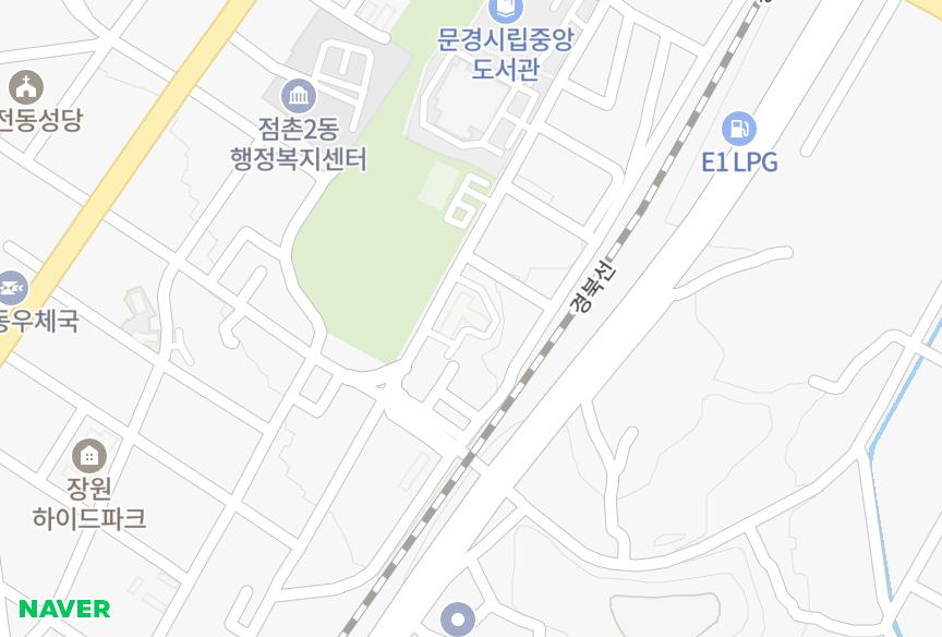 경상북도 문경시 점촌동 거산으뜸 위치·실거래 시세 지도