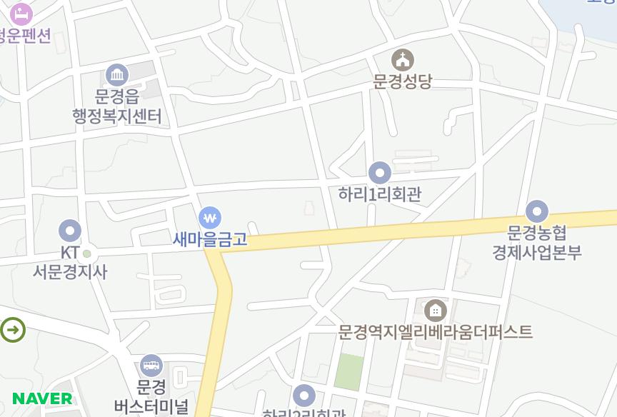 경상북도 문경시 문경읍 하리 문경타워팰리스 위치·실거래 시세 지도
