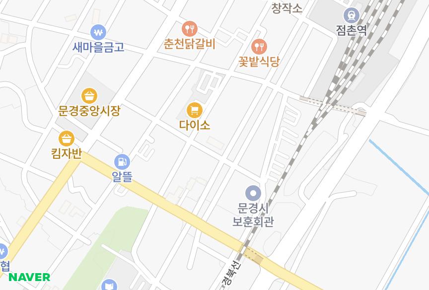 경상북도 문경시 점촌동 점촌브리티시에스2차 위치·실거래 시세 지도