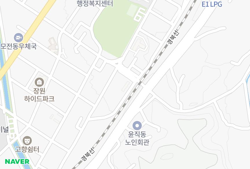 경상북도 문경시 윤직동 동주 위치·실거래 시세 지도