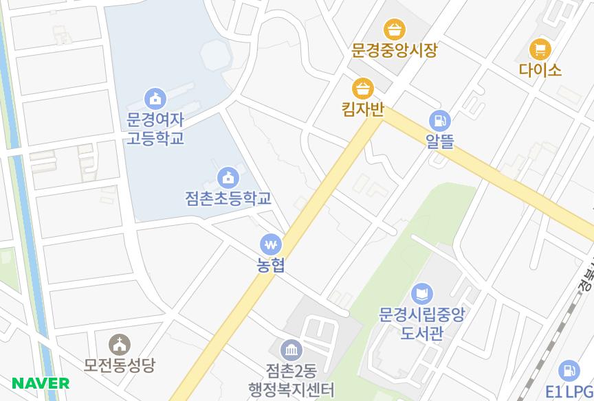 경상북도 문경시 점촌동 문경스카이뷰 위치·실거래 시세 지도