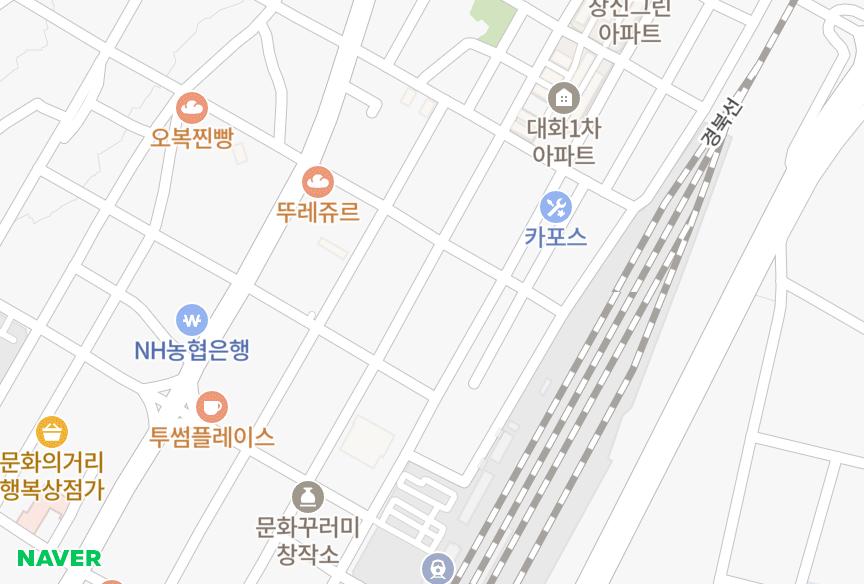 경상북도 문경시 점촌동 라온팰리스 위치·실거래 시세 지도