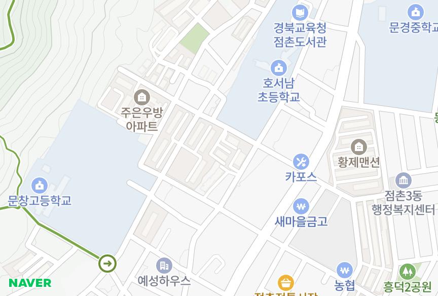 경상북도 문경시 흥덕동 건영웰스파크 위치·실거래 시세 지도