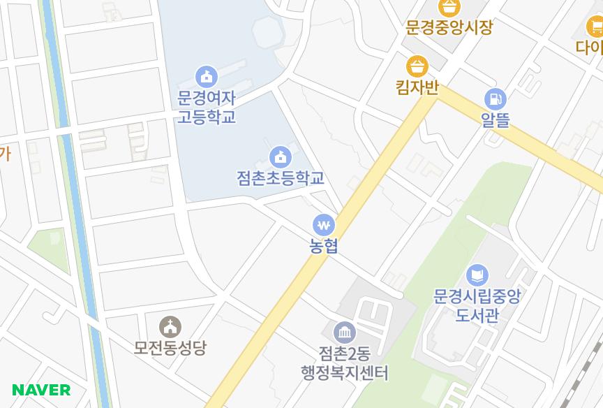 경상북도 문경시 모전동 대원퀸즈힐 위치·실거래 시세 지도