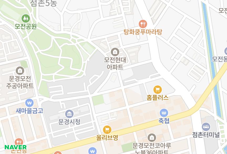 경상북도 문경시 모전동 삼성포그니빌 위치·실거래 시세 지도