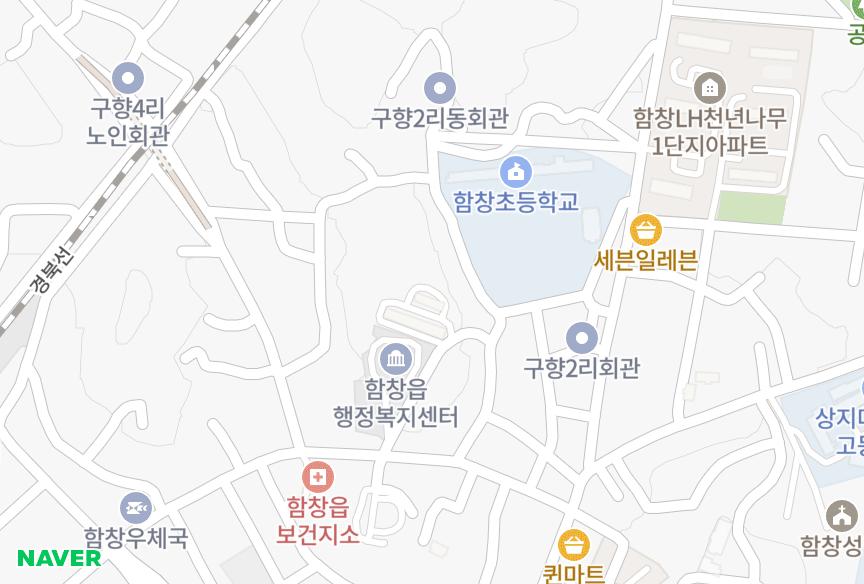경상북도 상주시 함창읍 구향리 세진맨션 위치·실거래 시세 지도