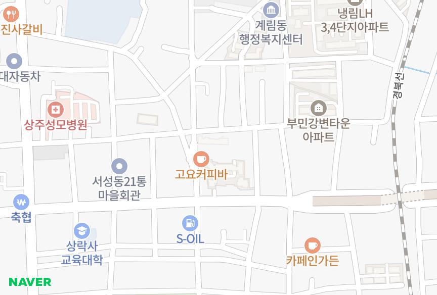 경상북도 상주시 복룡동 복룡새빛힐즈2차 위치·실거래 시세 지도