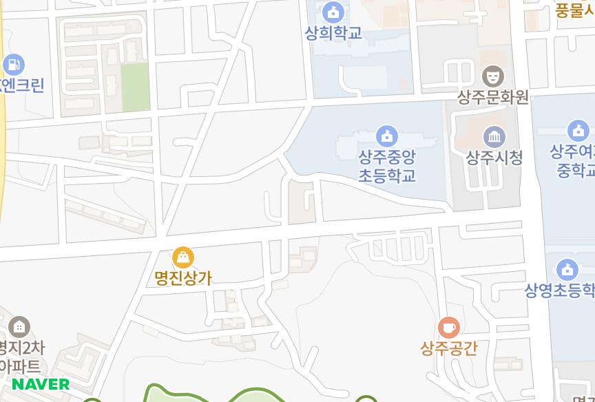 경상북도 상주시 낙양동 대림아크로빌 위치·실거래 시세 지도