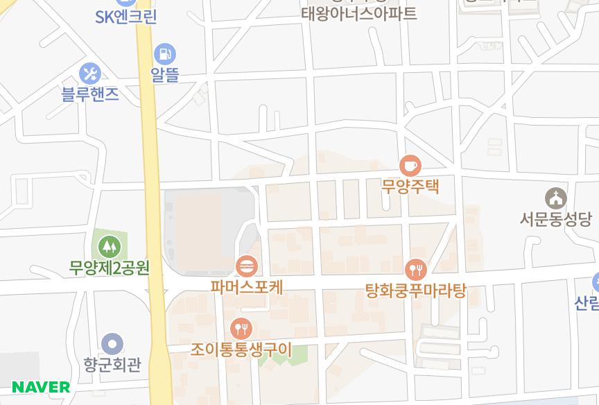 경상북도 상주시 무양동 SG팰리체2차 위치·실거래 시세 지도