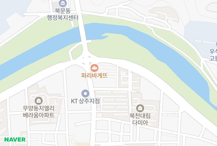 경상북도 상주시 냉림동 상주지엘리베라움더테라스 위치·실거래 시세 지도