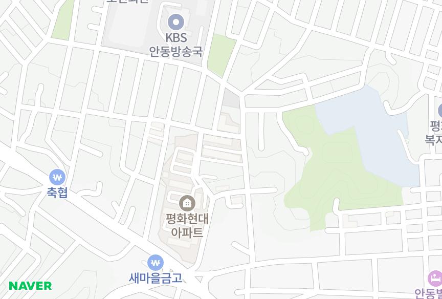 경상북도 안동시 평화동 영남 위치·실거래 시세 지도