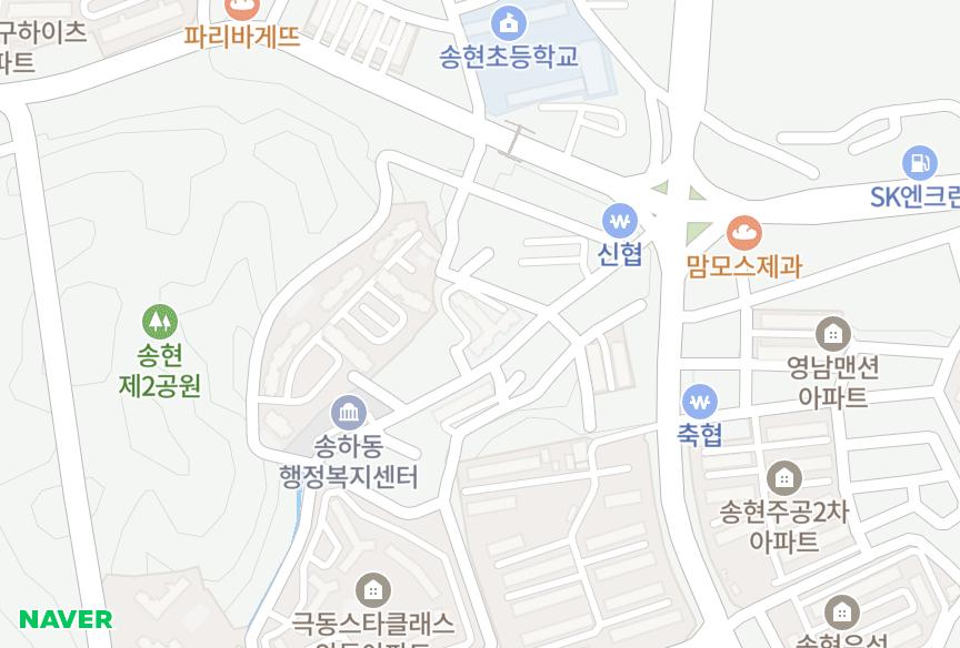경상북도 안동시 송현동 무궁화맨션 위치·실거래 시세 지도