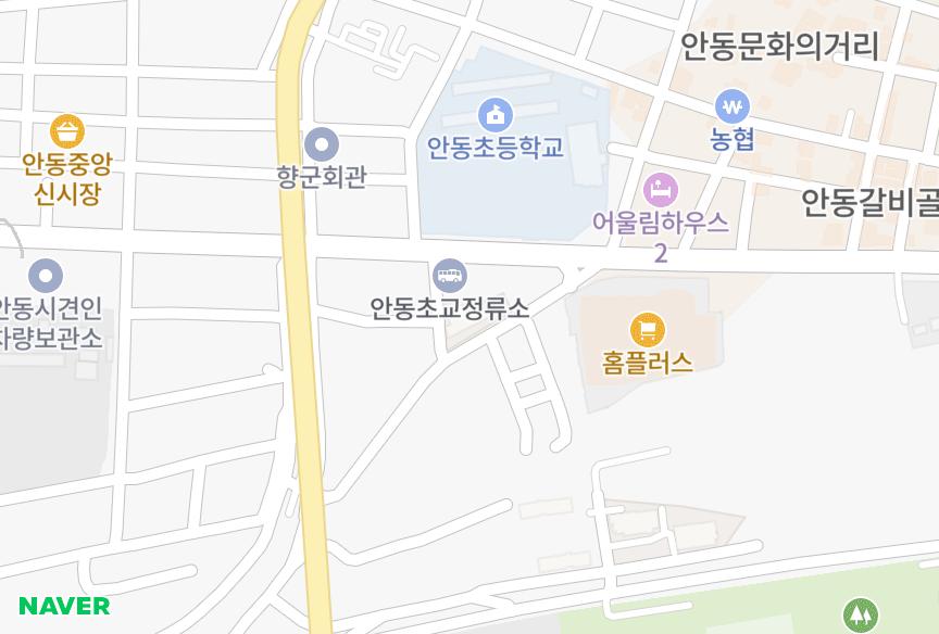 경상북도 안동시 천리동 일신상가 위치·실거래 시세 지도