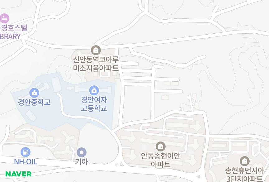 경상북도 안동시 송현동 송옥빌라 위치·실거래 시세 지도