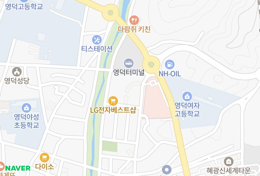 경상북도 영덕군 영덕읍 덕곡리 스마트타워 위치·실거래 시세 지도