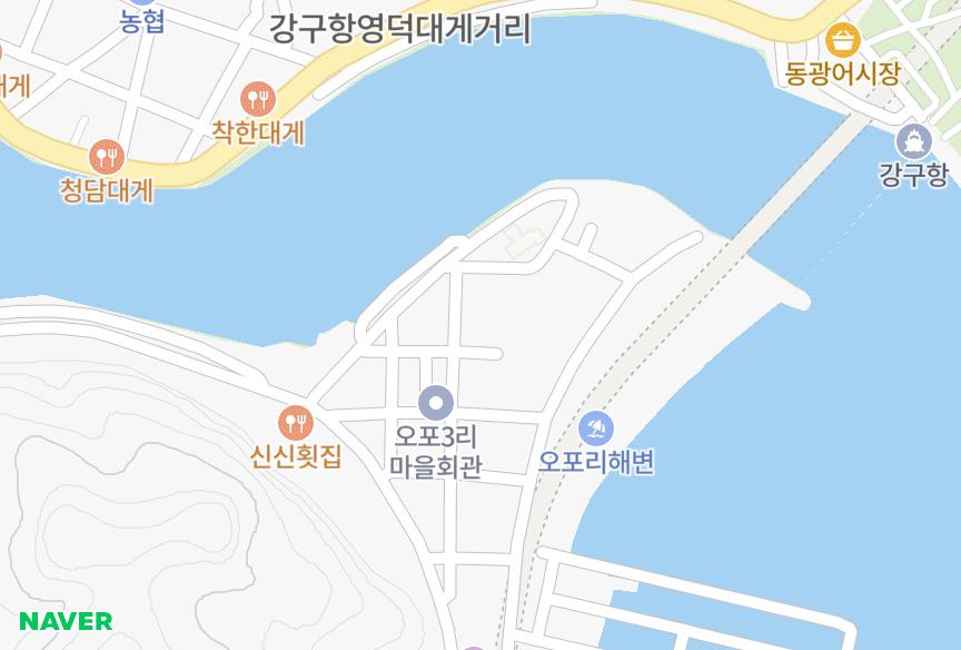 경상북도 영덕군 강구면 오포리 금강엘리시아 위치·실거래 시세 지도