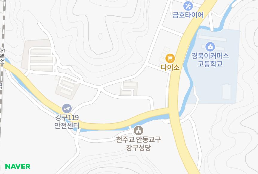 경상북도 영덕군 강구면 오포리 삼사맨션 위치·실거래 시세 지도