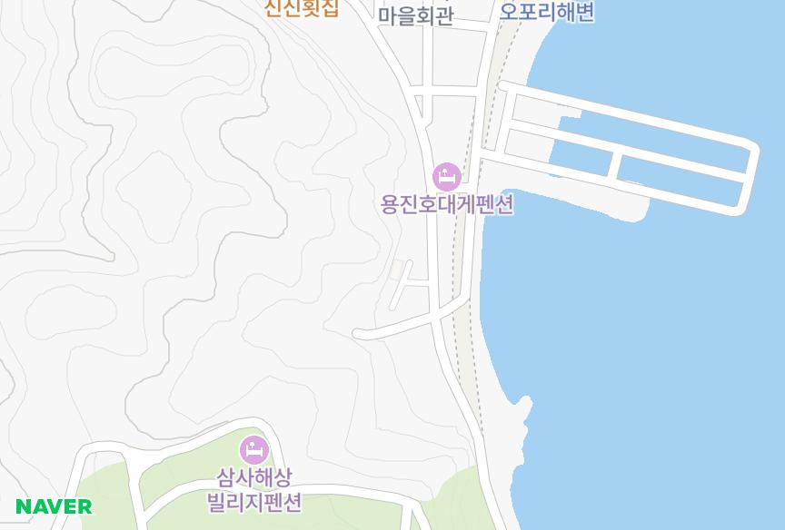 경상북도 영덕군 강구면 오포리 삼광하이츠 위치·실거래 시세 지도