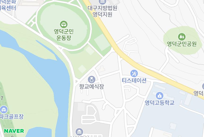 경상북도 영덕군 영덕읍 화개리 한동화개리에코리브 위치·실거래 시세 지도