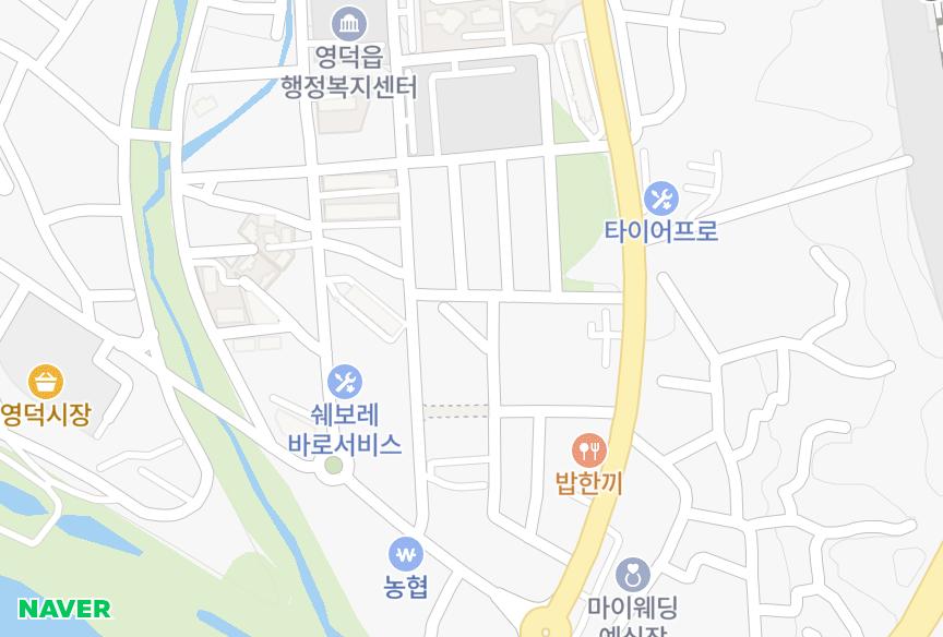 경상북도 영덕군 영덕읍 우곡리 영덕읍 우곡리맘애듬2차 위치·실거래 시세 지도