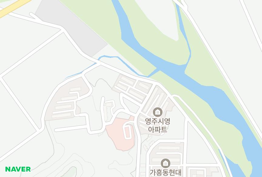 경상북도 영주시 가흥동 가흥명성2차 위치·실거래 시세 지도