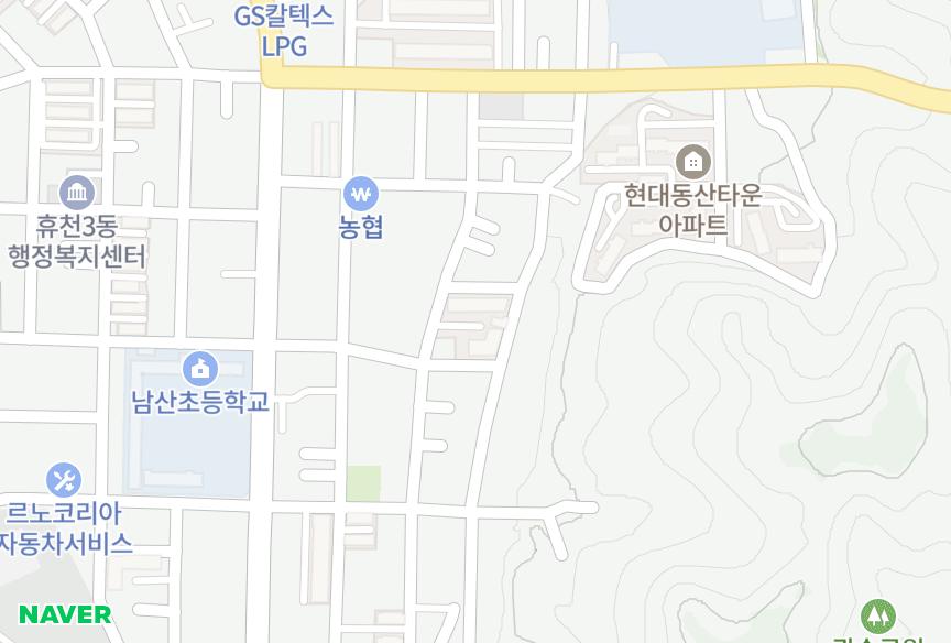 경상북도 영주시 휴천동 동부3차 위치·실거래 시세 지도
