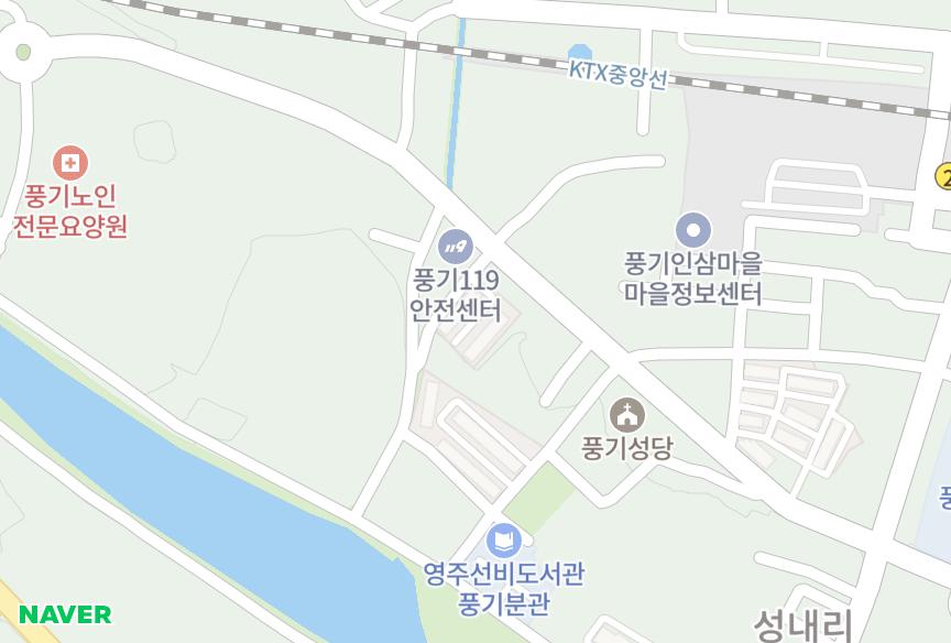경상북도 영주시 풍기읍 성내리 철쭉 위치·실거래 시세 지도