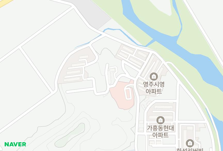 경상북도 영주시 가흥동 화성타운 위치·실거래 시세 지도
