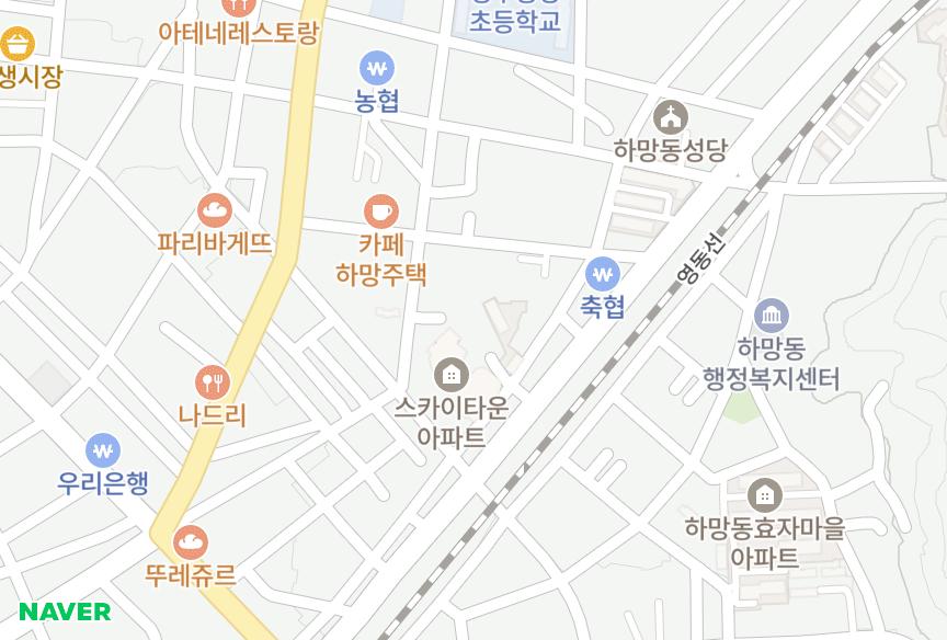 경상북도 영주시 하망동 로얄황제맨션 위치·실거래 시세 지도