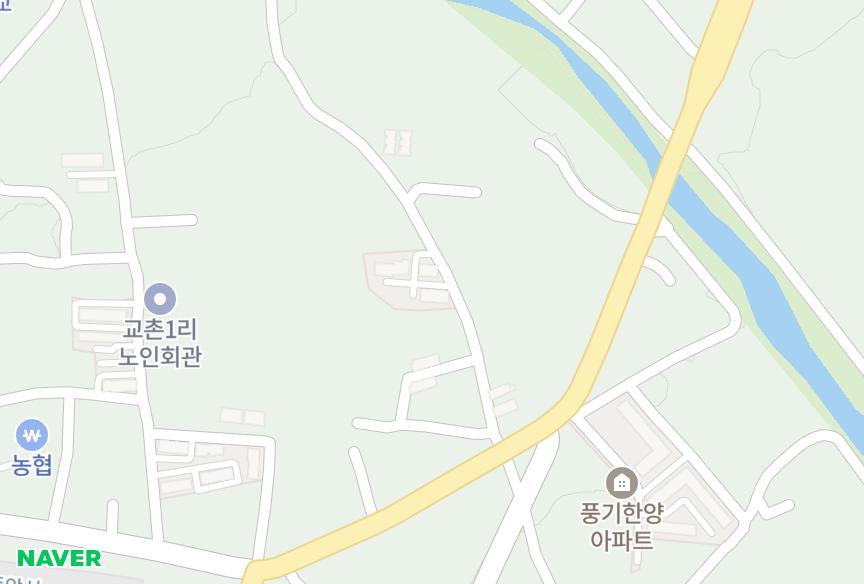 경상북도 영주시 풍기읍 교촌리 동양가든나동 위치·실거래 시세 지도