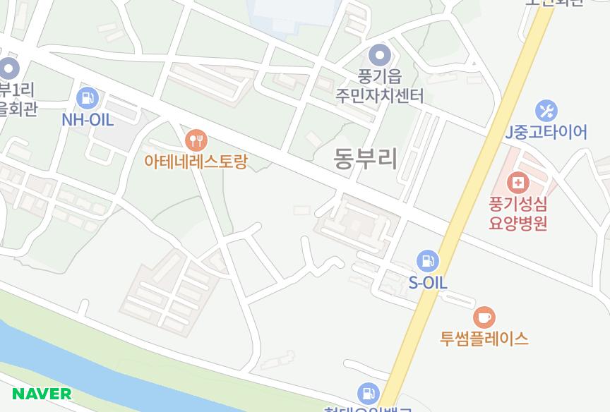 경상북도 영주시 풍기읍 동부리 월성위너파크 위치·실거래 시세 지도