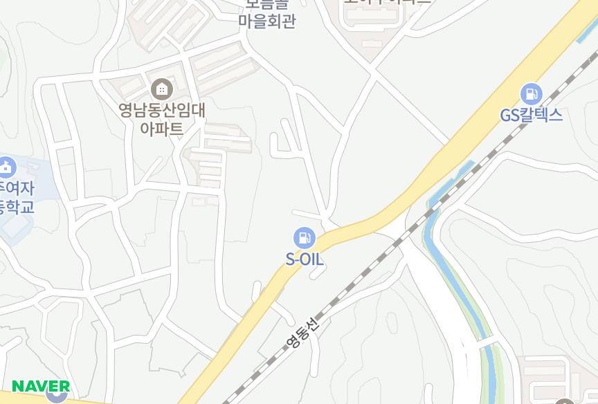 경상북도 영주시 하망동 영남행운맨션 위치·실거래 시세 지도
