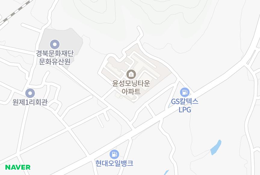 경상북도 영천시 금호읍 원제리 금호윤성모닝타운 위치·실거래 시세 지도