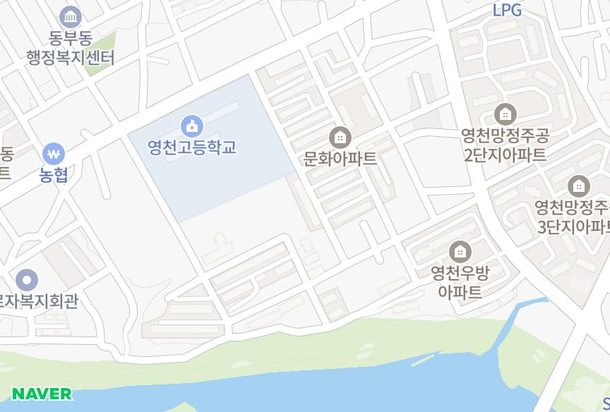 경상북도 영천시 야사동 문화8~13,17동 위치·실거래 시세 지도