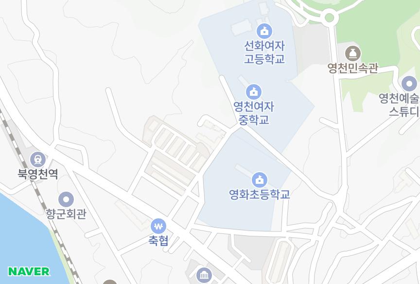 경상북도 영천시 화룡동 조양 위치·실거래 시세 지도