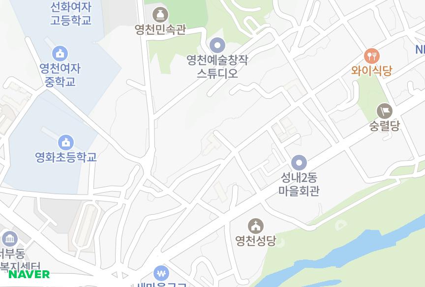 경상북도 영천시 교촌동 목화 위치·실거래 시세 지도
