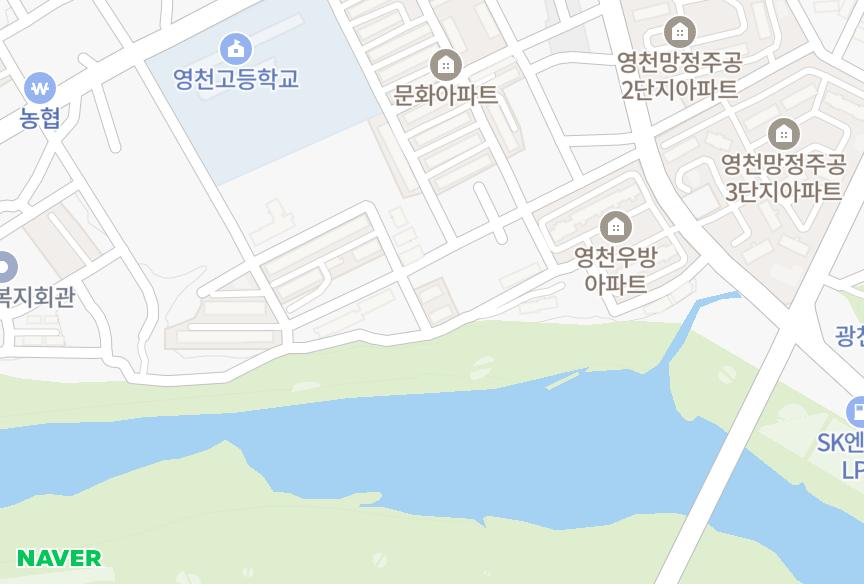 경상북도 영천시 야사동 해오름리버힐 위치·실거래 시세 지도