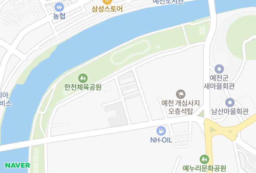 경상북도 예천군 예천읍 남본리 천지원 위치·실거래 시세 지도