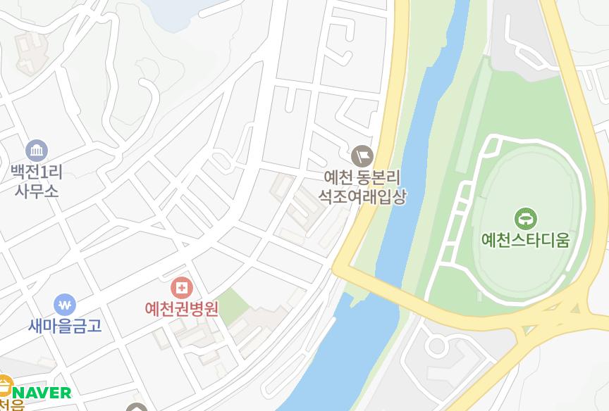 경상북도 예천군 예천읍 동본리 영남맨션 위치·실거래 시세 지도