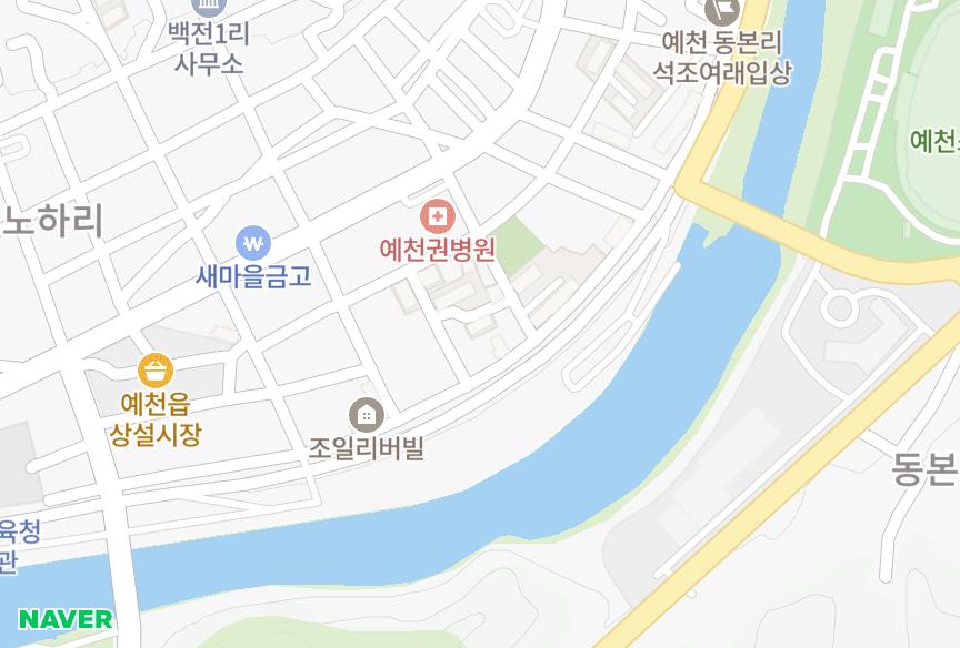 경상북도 예천군 예천읍 동본리 예천읍 동본리쌍용1차 위치·실거래 시세 지도