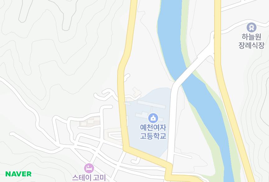 경상북도 예천군 예천읍 백전리 성현아너스리버 위치·실거래 시세 지도