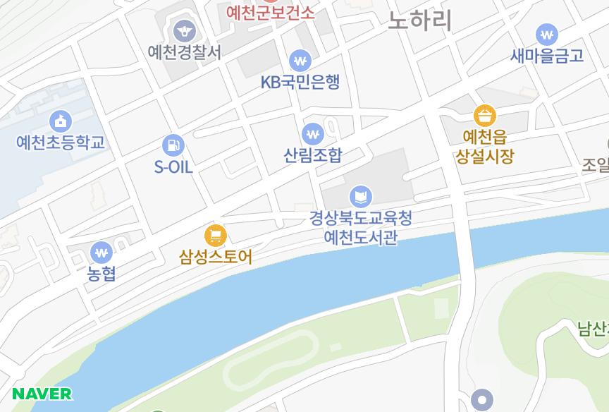 경상북도 예천군 예천읍 남본리 예천스카이뷰 위치·실거래 시세 지도
