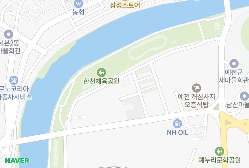 경상북도 예천군 예천읍 남본리 유경꿈에그린 위치·실거래 시세 지도