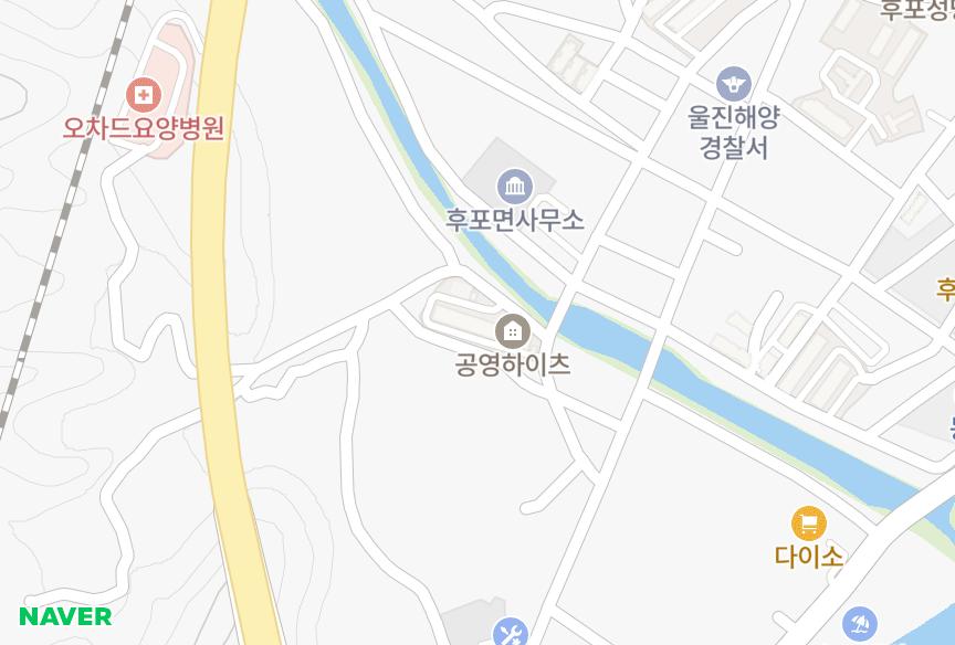 경상북도 울진군 후포면 삼율리 공영하이츠 위치·실거래 시세 지도