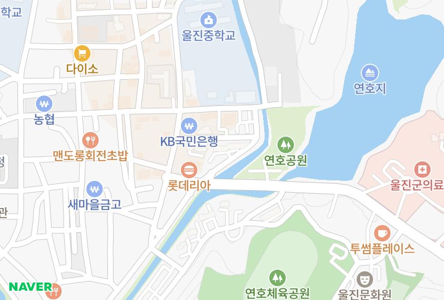 경상북도 울진군 울진읍 읍내리 승민엘리시안 위치·실거래 시세 지도