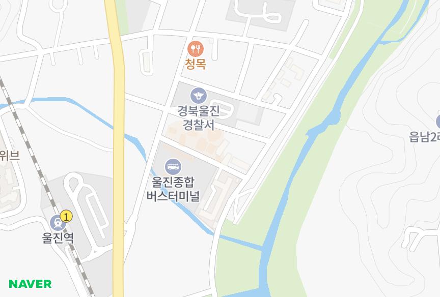 경상북도 울진군 울진읍 읍내리 해송 위치·실거래 시세 지도