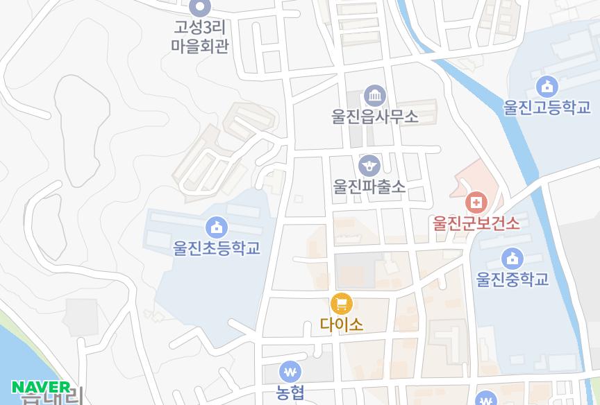 경상북도 울진군 울진읍 읍내리 현지아뜨리애1차 위치·실거래 시세 지도
