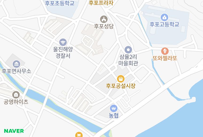 경상북도 울진군 후포면 삼율리 명가타운 위치·실거래 시세 지도