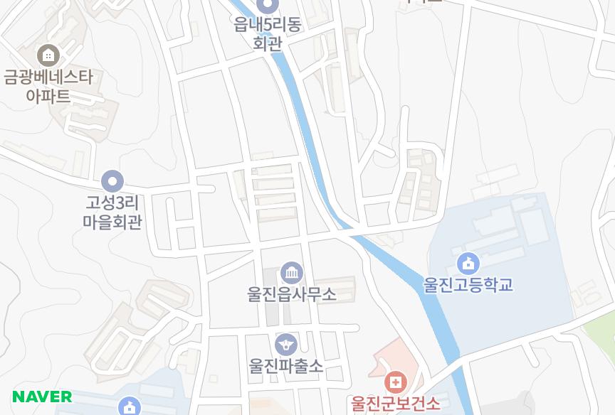 경상북도 울진군 울진읍 읍내리 대건연립 위치·실거래 시세 지도