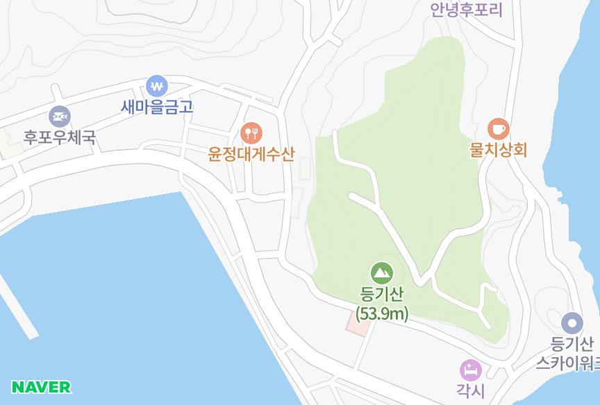 경상북도 울진군 후포면 후포리 서진용마맨션 위치·실거래 시세 지도